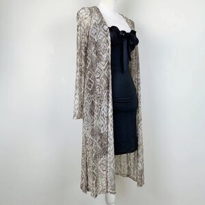Iris‎ Snake Print Duster Women's Cardigan
